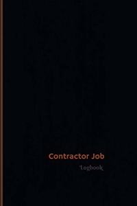 Contractor Job Log (Logbook, Journal - 120 pages, 6 x 9 inches)