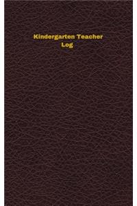 Kindergarten Teacher Log