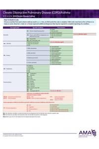 ICD-10-CM 2018 Chronic Disease Coding Cards: COPD/Asthma