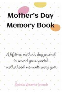 Mothers Day Memory Book