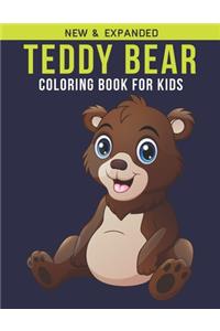 Teddy Bear Coloring Book For Kids