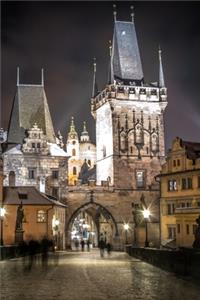 Notizbuch Prag bei Nacht