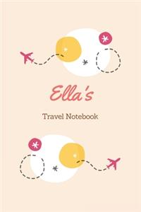 Ella Travel Journal: Lined Notebook / Journal Gift, 120 Pages, 6x9, Soft Cover, Matte Finish