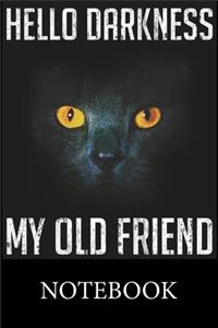 Face Black Cat Notebook