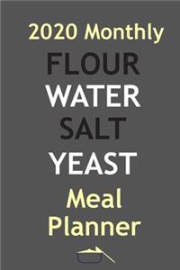 2020 Monthly Flour Water Salt Yeast Meal Planner