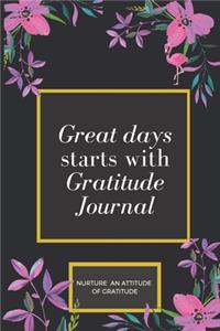 Great Days Start With Gratitude