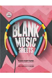 Blank Music Sheets
