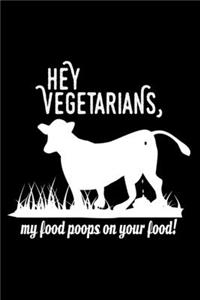 Hey Vegetarians, my food poops on your food