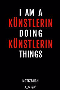 Notizbuch für Künstlerin