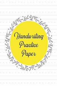 Handwriting Practice Paper