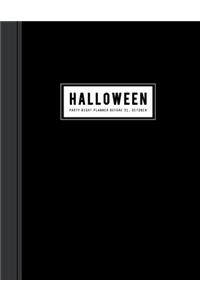 Halloween Party Night Planner