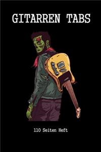 Gitarren Tab Heft 110 Seiten