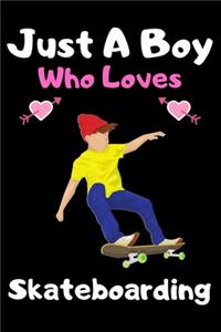 Just a boy who loves skateboarding