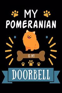 My Pomeranian is my Doorbell