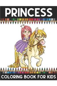 Princess Coloring Book For Kids