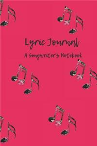 Lyric Journal a Songwriter's Notebook