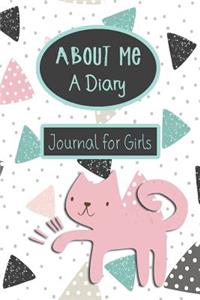 About Me A Diary Journal For Girls