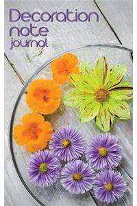 Decoration note journal - Notebook for home and kitchen decoration idea
