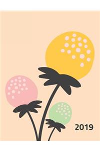 Pastel Florals 2019 Planner