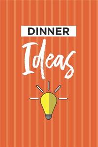 Dinner Ideas Notebook
