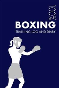 Womens Boxing Training Log and Diary