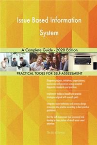 Issue Based Information System A Complete Guide - 2020 Edition