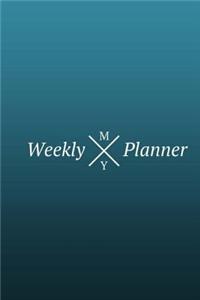 My Weekly Planner - Weekly To-Do List / Appointment Book / Gradient Blue Cover
