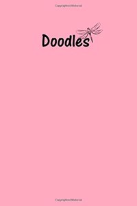 Doodles Journal - Great for Sketching, Doodling, Project Planning or Brainstorming: Medium Ruled, Soft Cover, 6 x 9 Journal, Pale Pink, 365 Pages