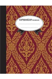 Composition Notebook, 8.5 x 11, 110 pages