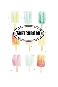 Sketchbook : Popsicle: 120 Pages of 8.5 x 11 Blank Paper for Drawing, Doodling or Sketching (Sketchbooks)