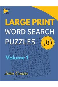 101 Large Print Word Search Puzzles