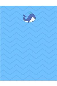 Whale Nautical Journal - College Ruled