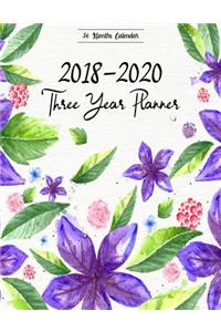 2018-2020 Three Year Planner