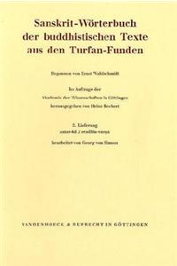 Sanskrit-Worterbuch Der Buddhistischen Texte Aus Den Turfan-Funden. Lieferung 2
