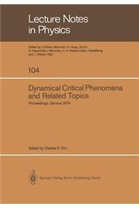 Dynamical Critical Phenomena and Related Topics