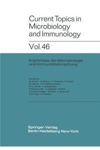 Current Topics in Microbiology and Immunology / Ergebnisse Der Mikrobiologie Und Immunitätsforschung