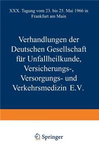 Verhandlungen Der Deutschen Gesellschaft Für Unfallheilkunde Versicherungs-, Versorgungs- Und Verkehrsmedizin E.V.