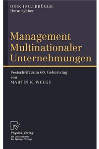 Management Multinationaler Unternehmungen