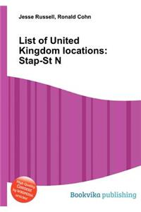 List of United Kingdom Locations: Stap-St N