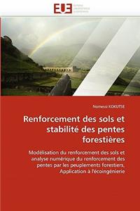Renforcement Des Sols Et Stabilité Des Pentes Forestières