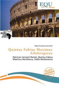 Quintus Fabius Maximus Allobrogicus
