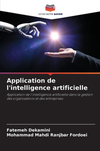 Application de l'intelligence artificielle