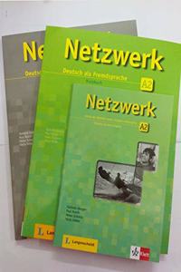 Netzwerk Deutsch als Fremdsprache A2 (Textbook + Workbook + Glossar) (with 2 CDs)