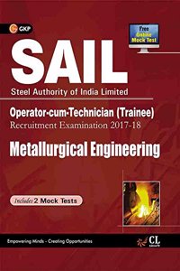 SAIL Metallurgical Engineering Operator cum Technician (Trainee) 2017-18