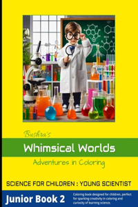 Whimsical Worlds - Adventures in Coloring, Junior Book 2