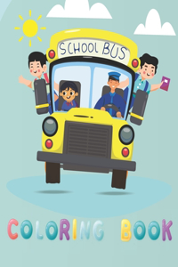 school bus coloring book