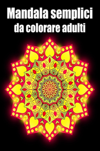 Mandala semplici da colorare adulti