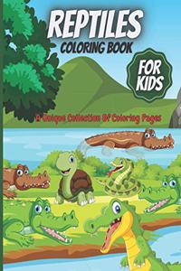 Reptiles Coloring Book