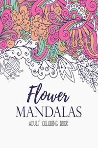 Flower Mandalas Coloring Book