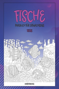 Malbuch für Erwachsene - Entspannung - Tiere - Fische
